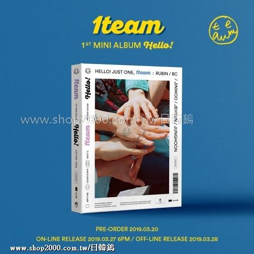 ◆日韓鎢◆代購 1TEAM《HELLO》Mini Album Vol.1 迷你專輯