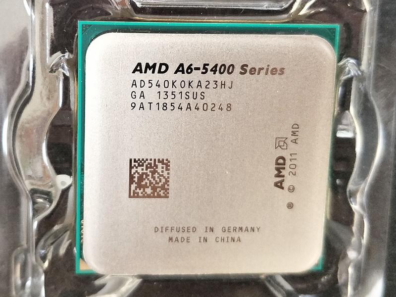 台灣出貨AMD A6-5400K 3.6G AD540KOKA23HJ 65W 雙核 正式CPU 一年保 FM2內建HD