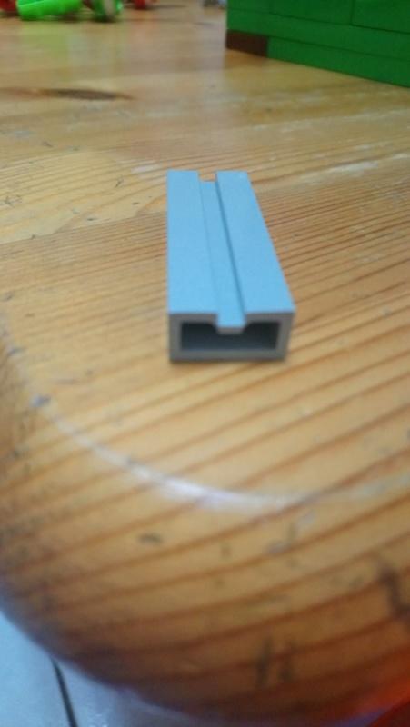 Lego 88393 2x1x5 淺灰凹槽磚
