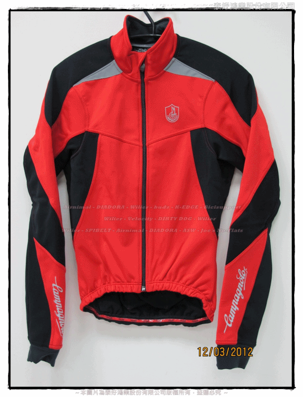 Campagnolo (CSW) RAYTECH FULL THERMO TXN 長袖禦寒防風防雨夾克[紅黑