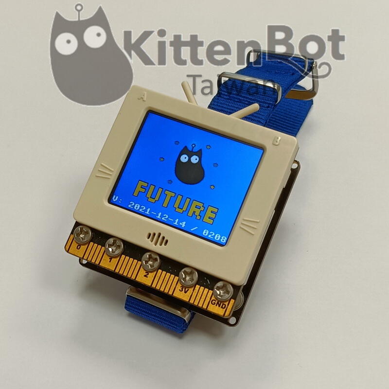 【kittenbot 台灣】K-WATCH esp32智慧手錶程式設計學習套組