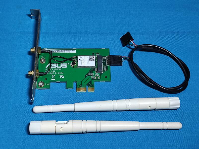 Asus M2 WIFI ADAPTER_BD/ PCIE TO M.2 WIFI CARD 無線網卡  良品