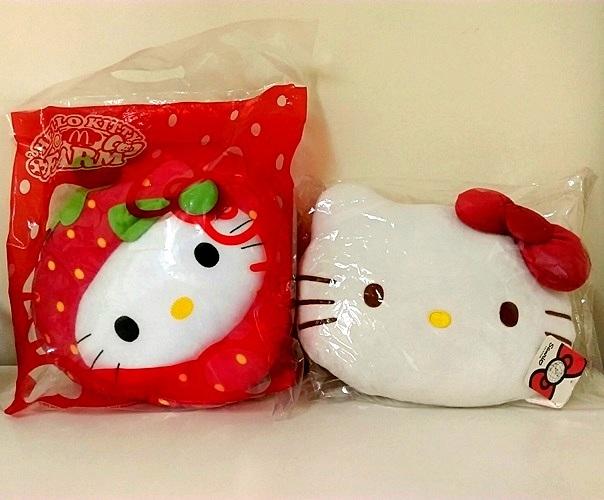 《現貨》Hello Kitty 經典頭型午安枕/抱枕《全新》麥麥幫 聖誕節/情人節/生日禮物可參考