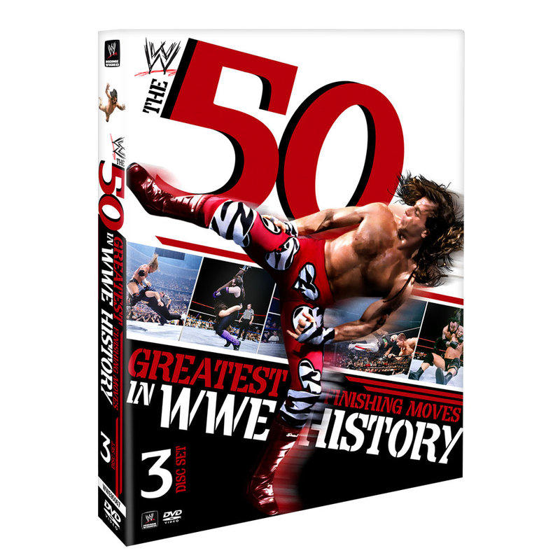 [WWE Taiwan] 正版 "WWE 50 Greatest Finishing Moves DVD" 50大巨星終結技之精選集DVD 新品熱賣中! HBK SCSA Rock Jeff Hary