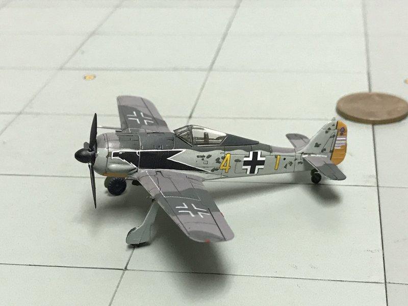 1/144 二戰德國空軍Fw190A3 戰鬥機完成品