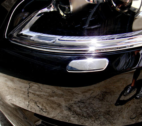 圓夢工廠 Lexus LS460 LS460L LS600hL 2012~2017 鍍鉻銀 改裝 前保桿洗燈器噴水蓋飾貼