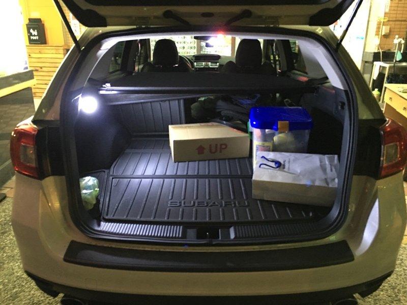 【JP 】永豐汽車LED@2016 Subaru Levorg行李箱燈改裝T10 5W 18SMD(5050 5630)