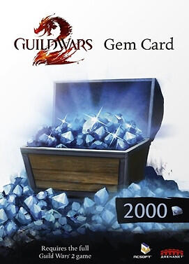 [超商]波谷商店 Guild Wars 2:2000 Gems 激戰2 2000 Gems 激戰2寶石2000/官方序號