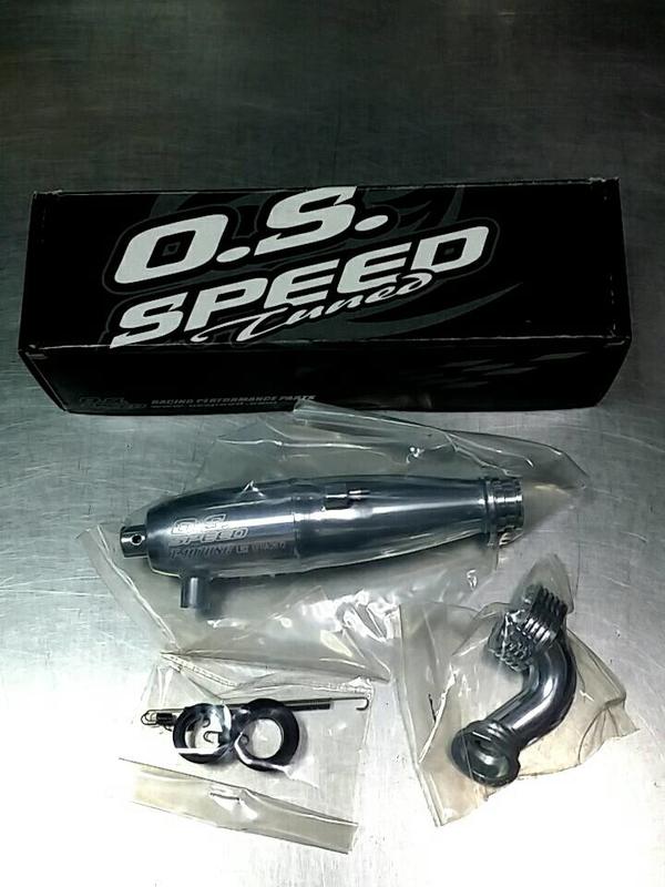 O.S.SPEED 72107600 T-1070SC L52 1/10 皮帶小油車排氣管