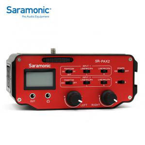 [瘋相機] 【Saramonic 楓笛】單眼相機、攝影機混音器 SR-PAX2 公司貨