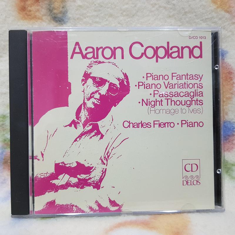 Charles Fierro cd=Aaron Copland.Paino Fantasy(MADE IN USA)