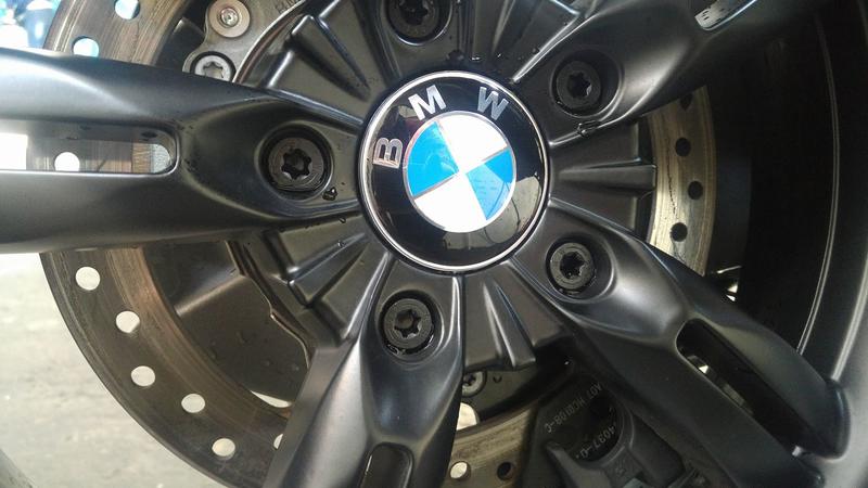 BMW C650 Sport C650 GT C600 後輪中心蓋 BMW Logo