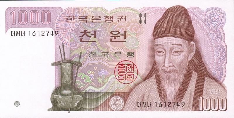 韓國-1983年1000元