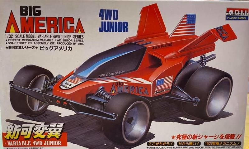 【模王 Model King】日本品牌 可變翼 軌道車 BIG AMERICA  #3 日本ARII 出品