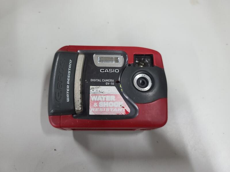 (Yong85) 早期 CASIO GV-10 數位相機 /可過電/螢幕老化/零件機