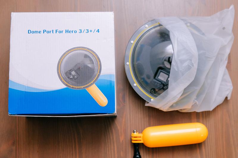 GoPro Hero 4 3+ 3 DOME 分水鏡 潛水罩 半圓球 浮力棒 防水殼 水面鏡頭罩