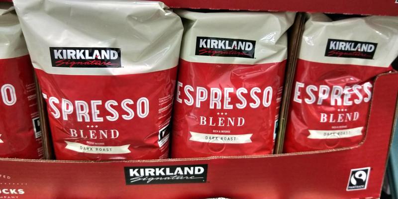 好市多KIRKLAND柯克蘭精選咖啡豆907克=2磅(紅包裝深度烘培,包裝上寫星巴克代工烘培) (0利潤,每單限購5包)