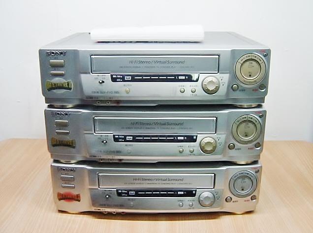 【小劉二手家電】 SONY VHS錄放影機,SLV-FH5附代用遙控器,壞機也可修理/回收!