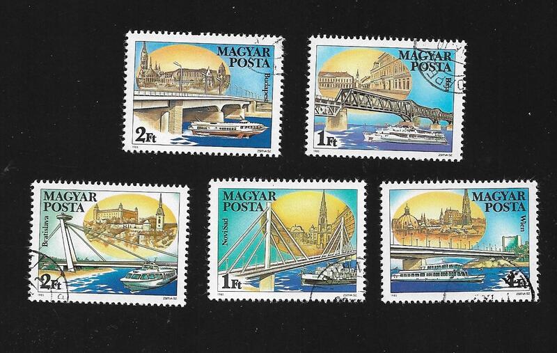 【無限】匈牙利1985年橋梁郵票