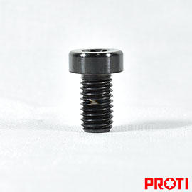 PROTI  鈦合金螺絲 M8L14 薄圓柱頭/頭高5mm全牙P1.25 黑鈦版(M8L14-NST01)
