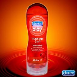 【臉淑情趣】英國Durex-瓜拿納2合1按摩情趣潤滑劑 20...