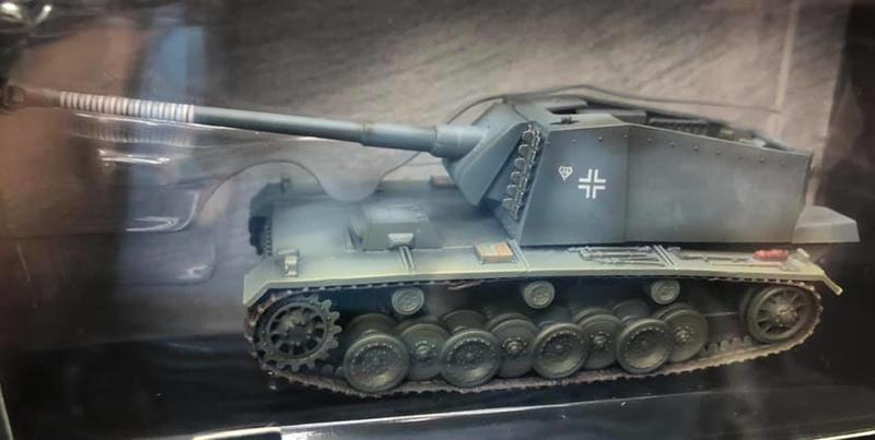 GERMAN 12.8cm Sturer Emil 自走砲車 比例-1/72 成品坦克 EM 36263