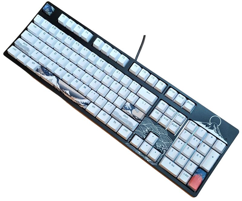 KBParadise 鍵盤天堂 新V100K4-B 巨浪,御鐵黑,機械式鍵盤,無光