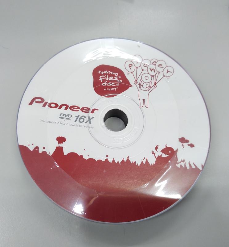 現貨全新 PIONEER 先鋒 DVD-R 16X 燒錄光碟片 4.7GB 10入裝