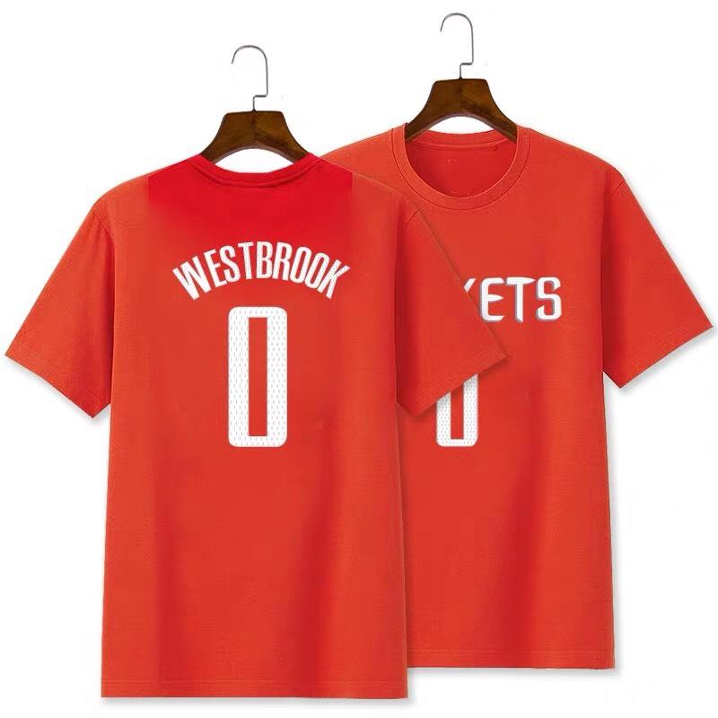 💖威少Russell Westbrook短袖T恤上衣💖NBA火箭隊Nike耐克愛迪達運動籃球服T-shirt男965