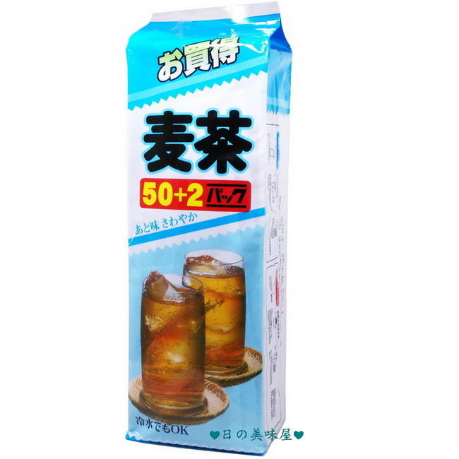 【日之美味屋】長谷川 麥茶 50+2入包(冷水熱水兩用)