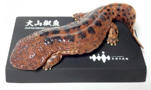 京都水族館限定 海洋堂 大山椒魚 GK模型  蠑螈 大山椒魚 Polyresin材質