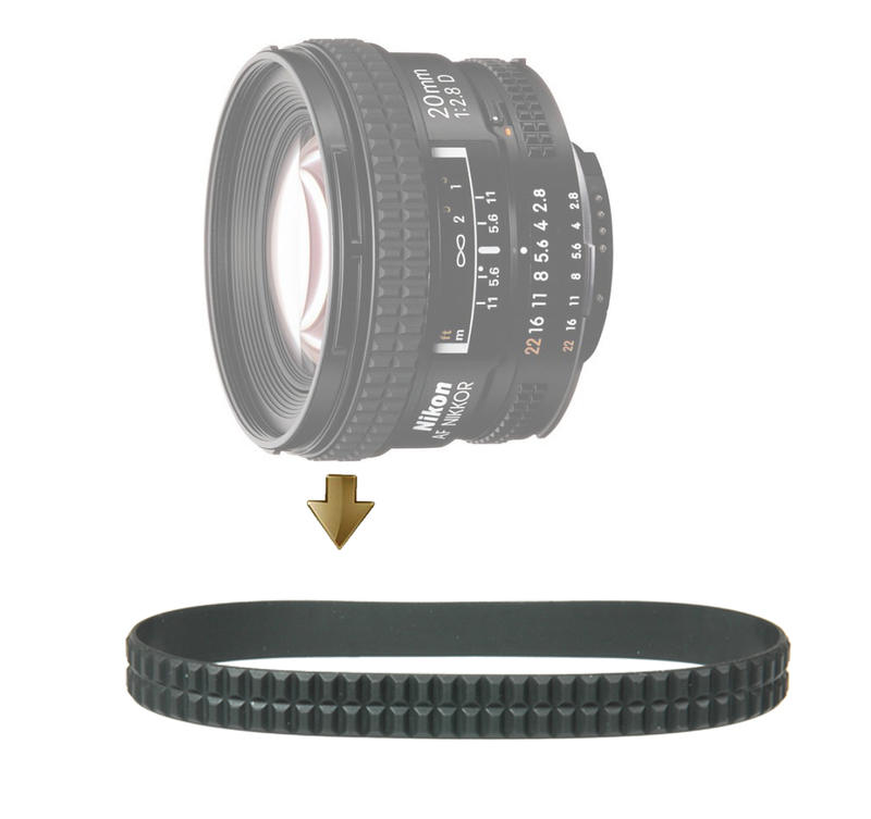 【NRC】Focus Rubber Ring for Nikon 20mm F2.8D 對焦環 對焦皮