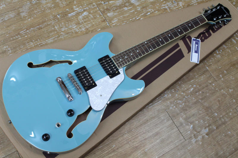 【名曲堂樂器 】全新 Ibanez AS63-MTB 薄荷藍 爵士吉他 空心電吉他