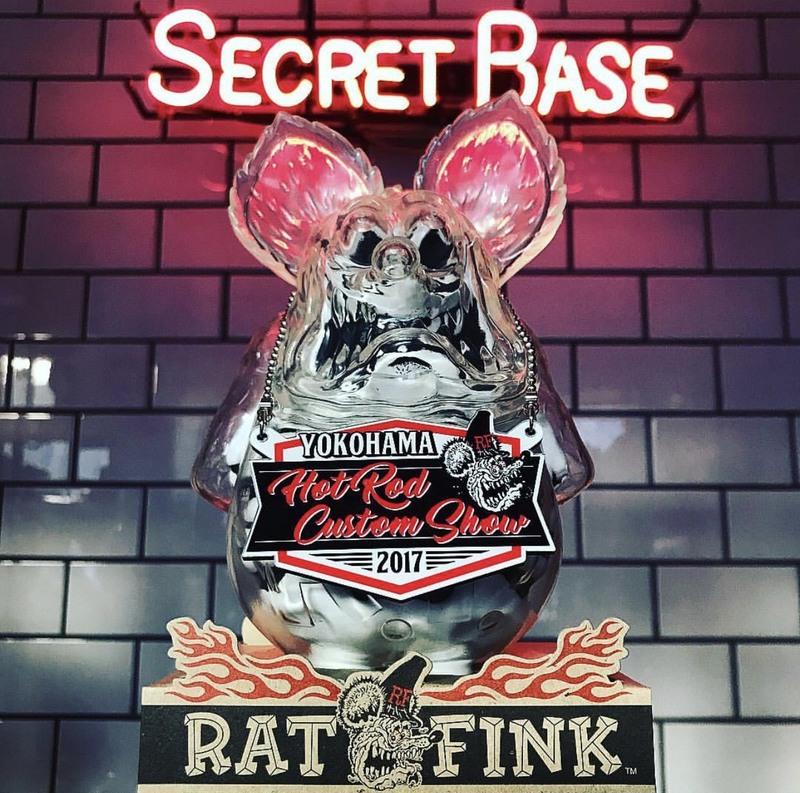 ラットフィンク限定フィギュアX-RAY SECRET BASE MOONEYES