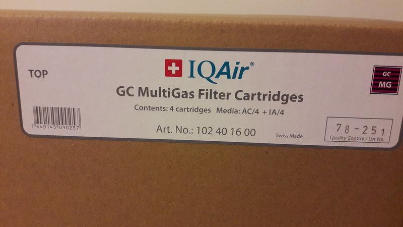 威廉美國代購 IQAir GC MultiGas - GC MG Cartridges 空氣 氣體過濾筒