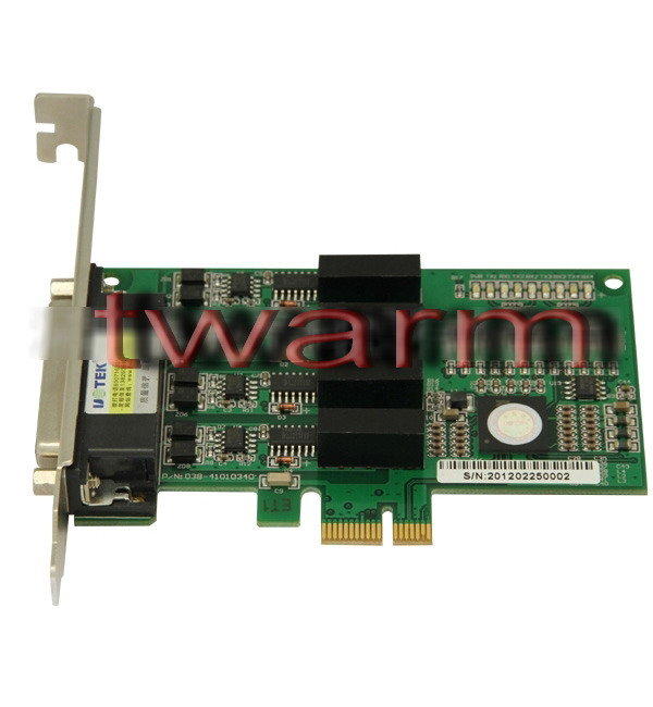 《德源科技》(含稅) UT-794I 4口RS485/422 PCI-E光隔高速多串口卡