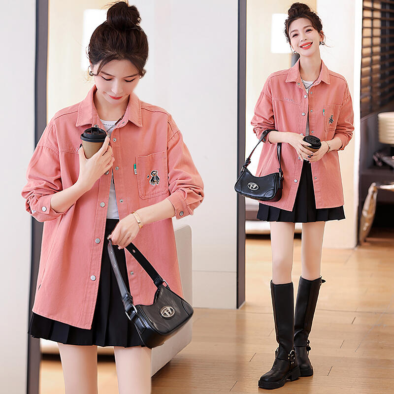 Denim Jacket 百搭圓領牛仔外套/  CD8144 main image 0
