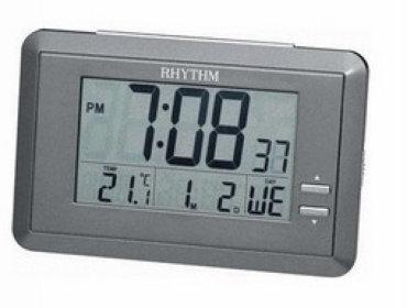 RHYTHM CLOCK 日本麗聲冷光液晶數位電子座鐘鬧鐘 型號：LCT060NR08【神梭鐘錶】