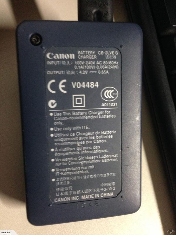 二手良品 Canon CB-2LVE G 原廠電池充電器 2
