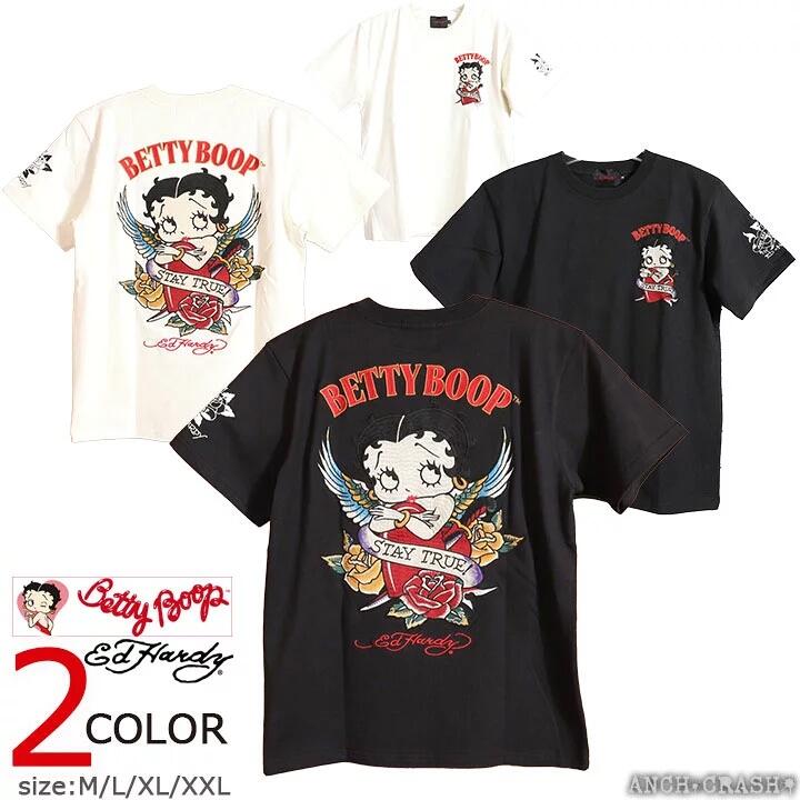-開關倉庫- 日本 VANSON×ED HARDY×BETTY BOOP 聯名 STAYTRUE 短袖 BED-2503
