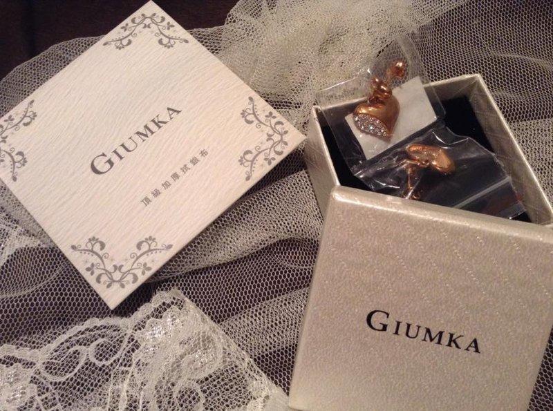 交換禮物推薦 GIUMKA 心型垂墜耳環 不換物 附拭銀布