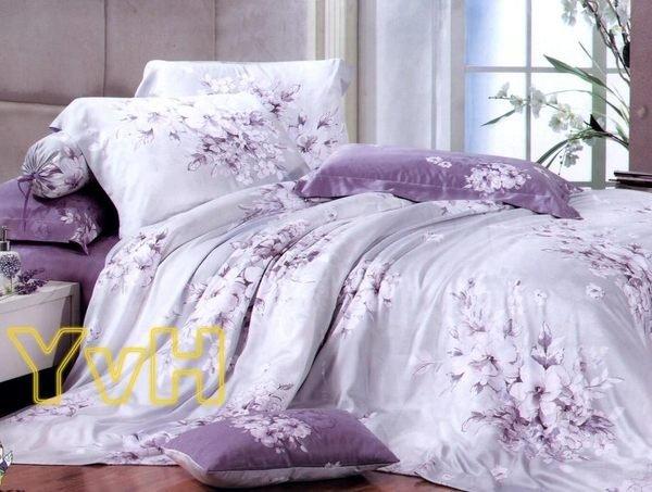 ==YvH==Kose POLO 733 紫色 愛如潮水 雙人鋪棉床罩兩用被組 台灣製 100%純棉 可訂做
