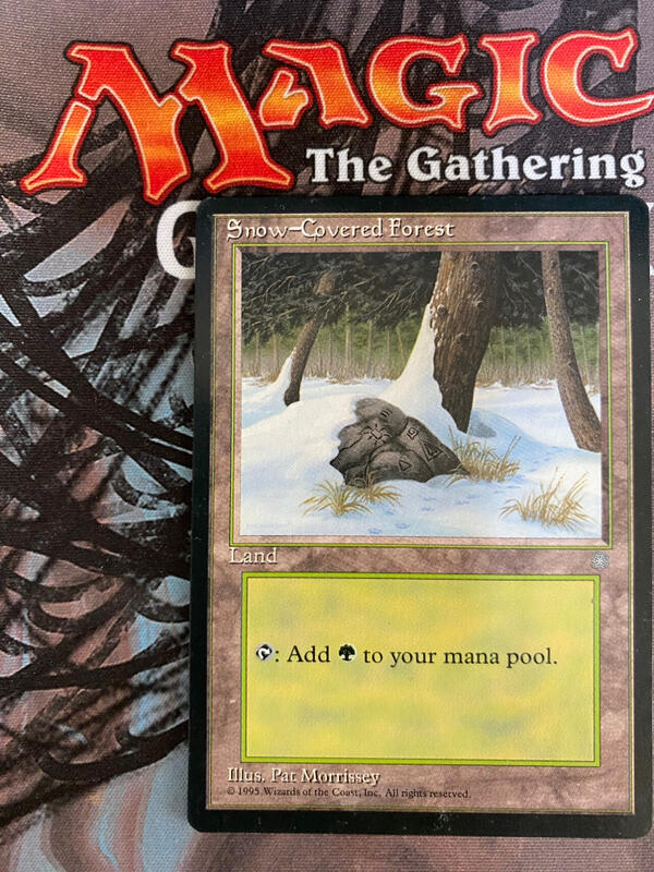 MTG Snow-Covered Forest – Ice Age (367) – Lightly Played, English, Regular Finish