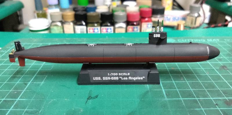 1/700 美國海軍洛杉磯級 洛杉磯號SSN-688 核子動力潛艦