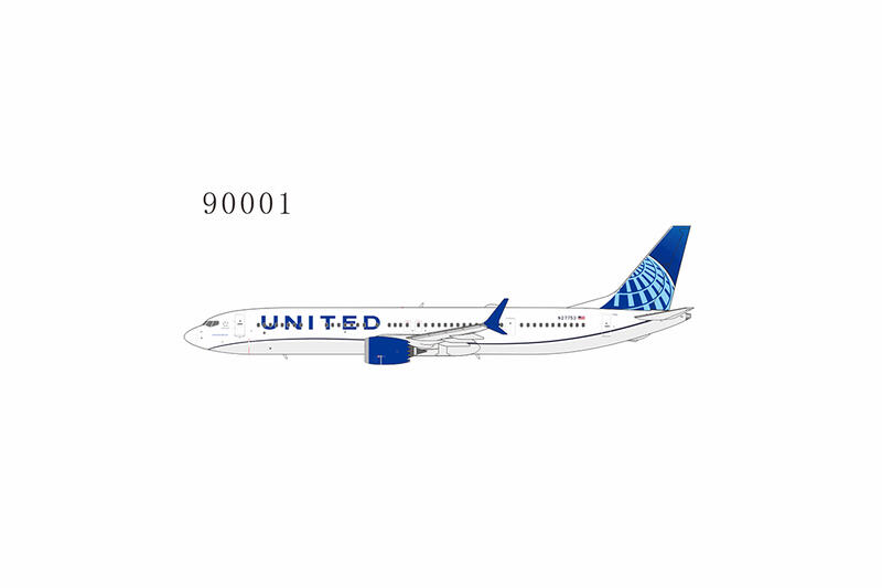 NG Model 聯合航空 United Airlines 737 MAX 10 N27753 1:400