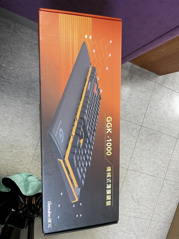 【庫存新品】Genuine捷元 GGK-1000 電競機械薄膜鍵盤