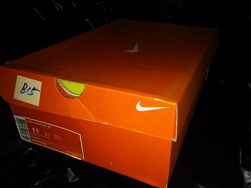 《2013對講》Nike #11 (B15) 橘色空鞋盒/有破開/有壓痕/久置有灰塵