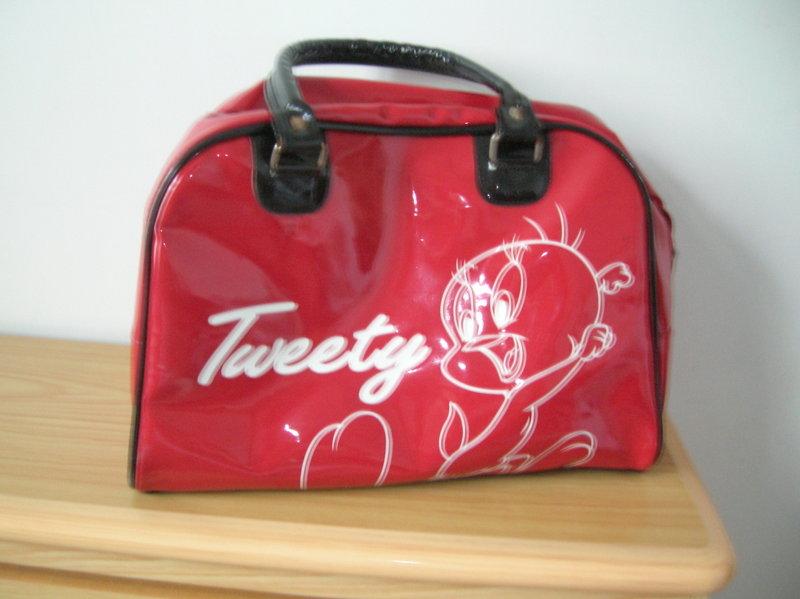 紅色 Tweety 翠西 防水手提包
