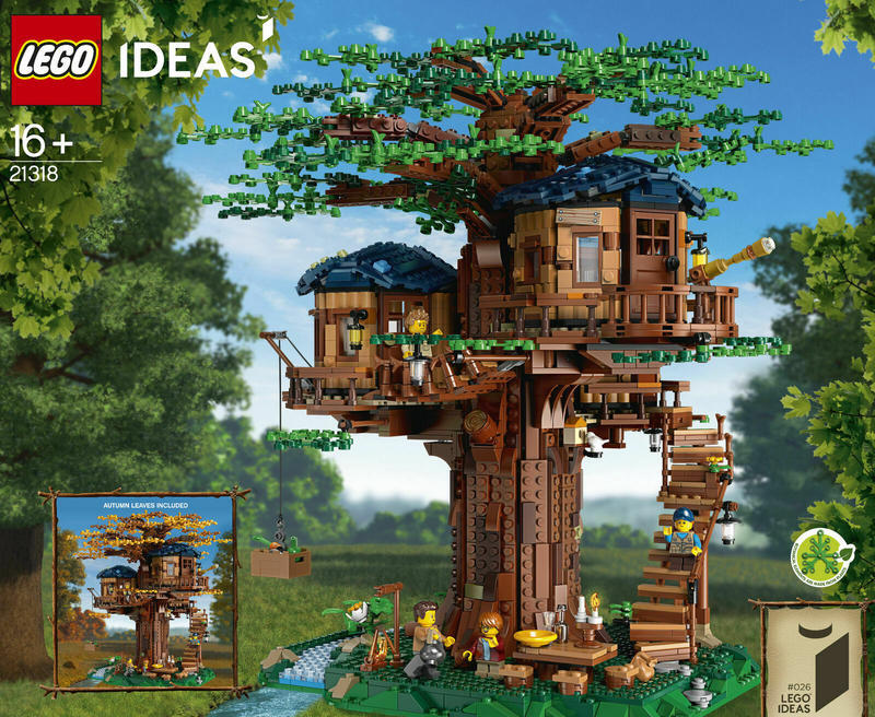 現貨 正版 樂高 LEGO IDEAS系列 21318 樹屋 Tree House 2643PCS 台樂公司貨 全新
