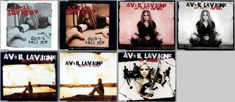 AVRIL LAVIGNE Don't Tell Me My Happy Ending Nobody's Home He